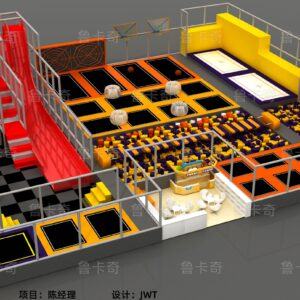 Trampoline park equipment